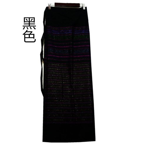 高檔精品半裙筒裙少數民族服裝傣族服裝茶藝師美容師制服均碼棉